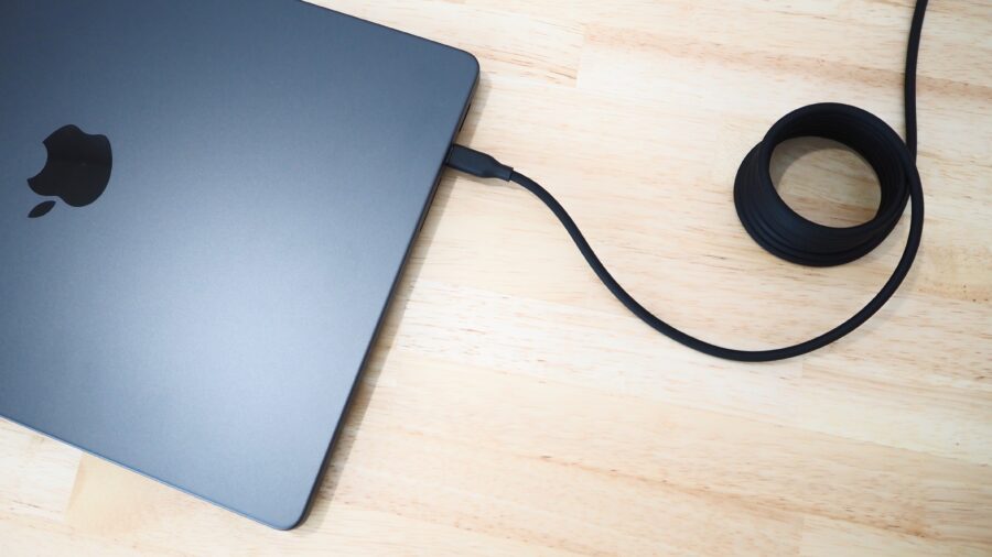 SPIRAL SILICONE CABLEとPC