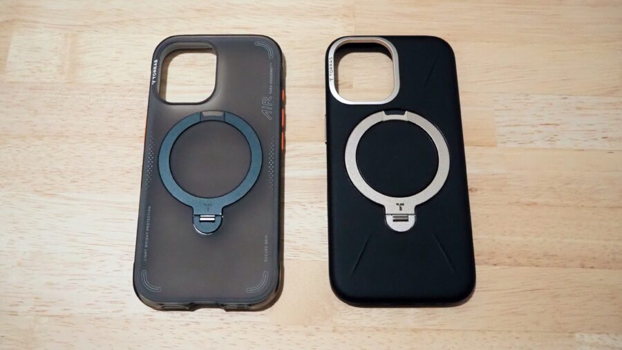 TORRAS Ostand Q3 Airとレザートーンの外観比較｜MagSafe対応iPhoneケース
