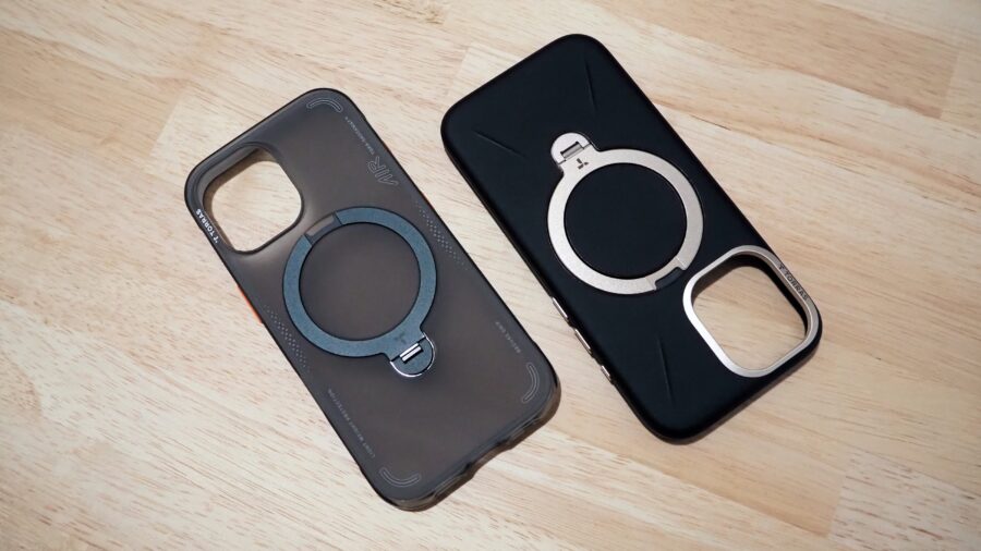 TORRAS Ostand Q3 Airとレザートーン｜iPhone用MagSafeスタンドケース