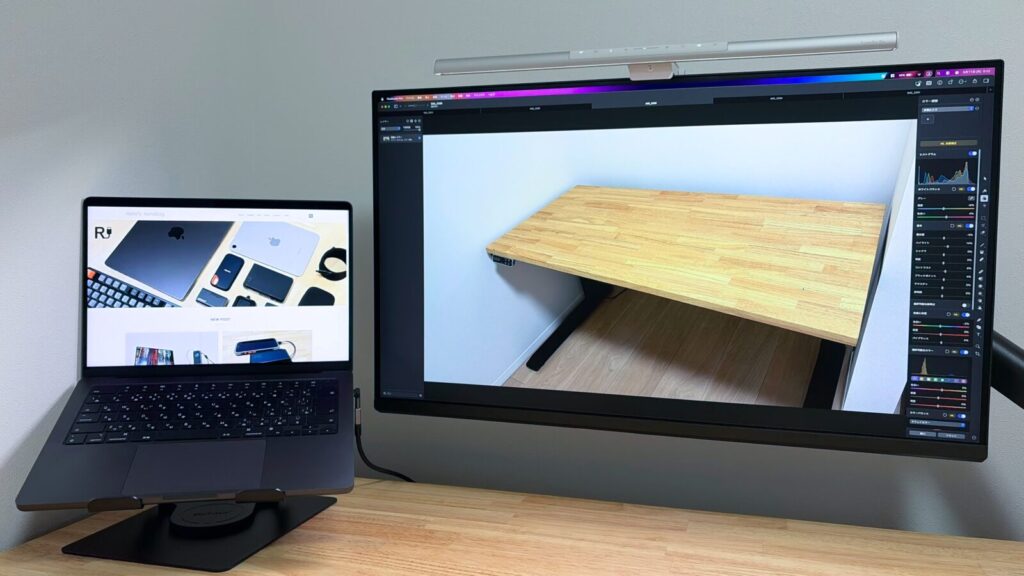 MA320Uを使用して画像編集を行っている様