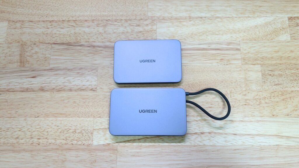 UGREEN Airシリーズ二種類を並べた比較写真