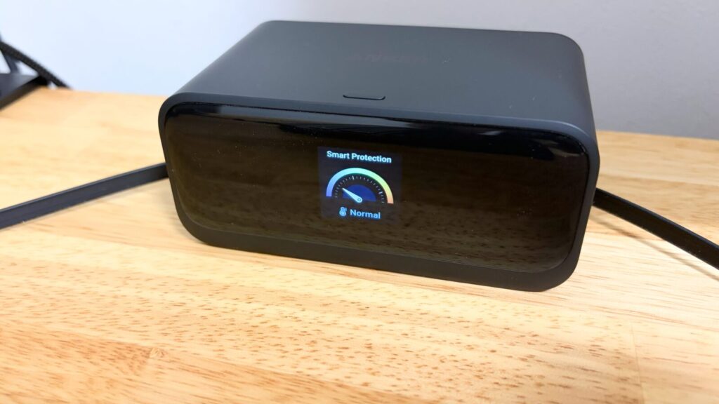 Anker Nano Charging Stationの温度表示画面