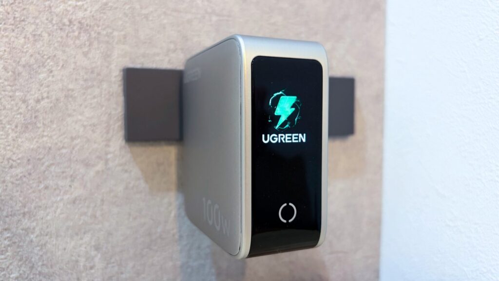 UGREEN Nexode Pro 100Wの充電アニメーション表示